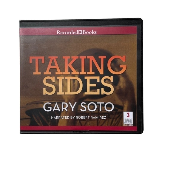 Taking Sides by Gary Soto Audio Book 3 CD recorded - Picture 1 of 8